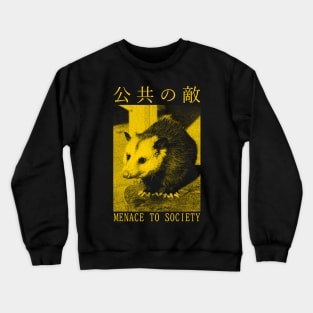 Menace to Society Opossum Crewneck Sweatshirt